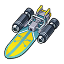 Speeding Jet Surfboard