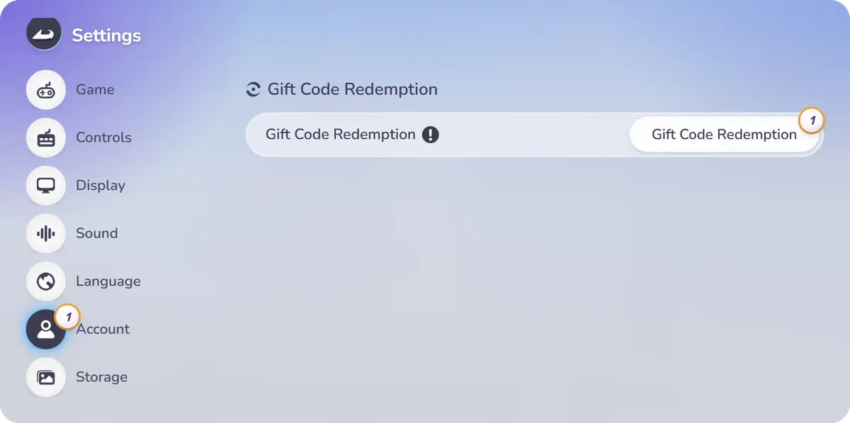 Open Gift Code Redemption