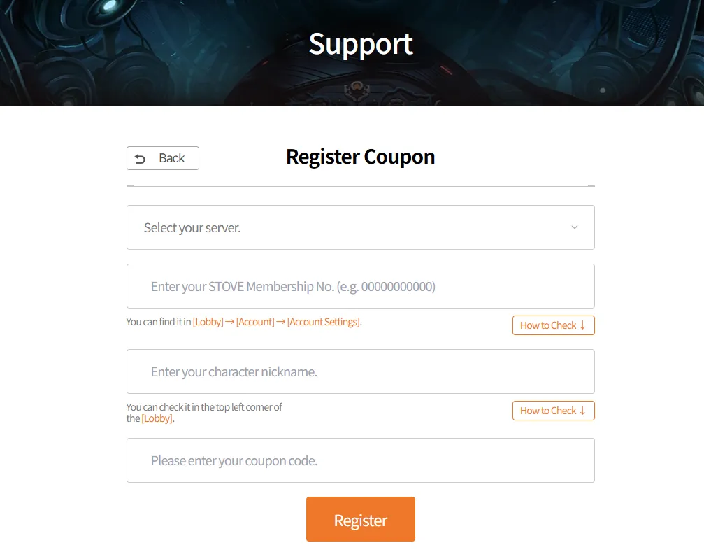 Or redeem online